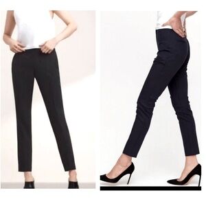 Babaton Aritzia women's Elliott Stretch Black Slim Cropped Ankle Pants Sz 10